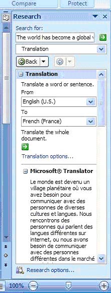 Cách dịch văn bản trực tiếp trong Word