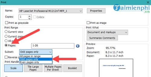 cach in hai mat giay trong file word pdf excel 14