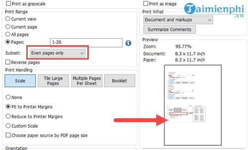 cach in hai mat giay trong file word pdf excel 15