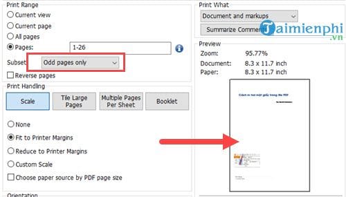cach in hai mat giay trong file word pdf excel 16