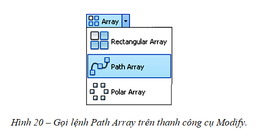 Lệnh Array trong CAD